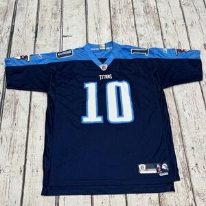 Vince Young Tennessee Titans Reebok NFL Football Stitched Sports Jersey